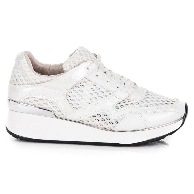 Kylie Tênis Branco Com Malha