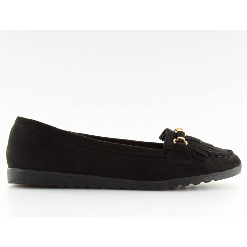 Mocassins femininos pretos 680-25 BAL-1 preto