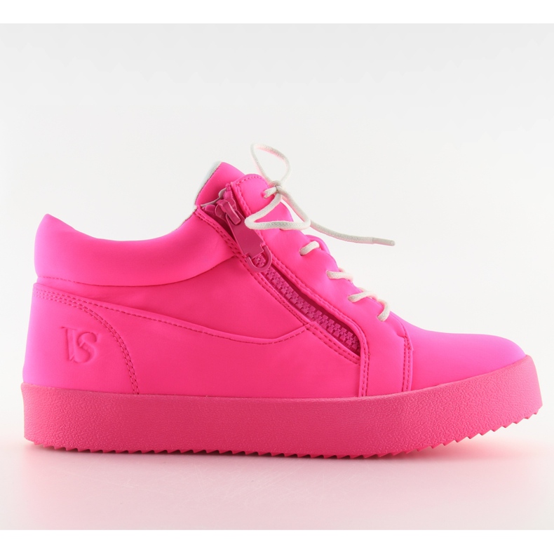 Calçados esportivos femininos rosa 1413 fúcsia