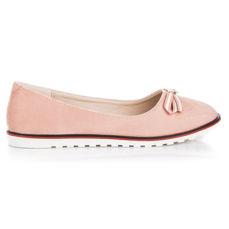 Bailarinas de camurça rosa Bailarinas de camurça rosa