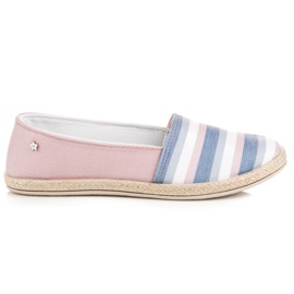 Alpargatas Slip on Vices rosa