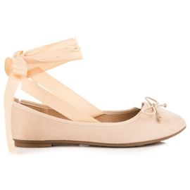 Ch. Creation Bailarinas de camurça marrom