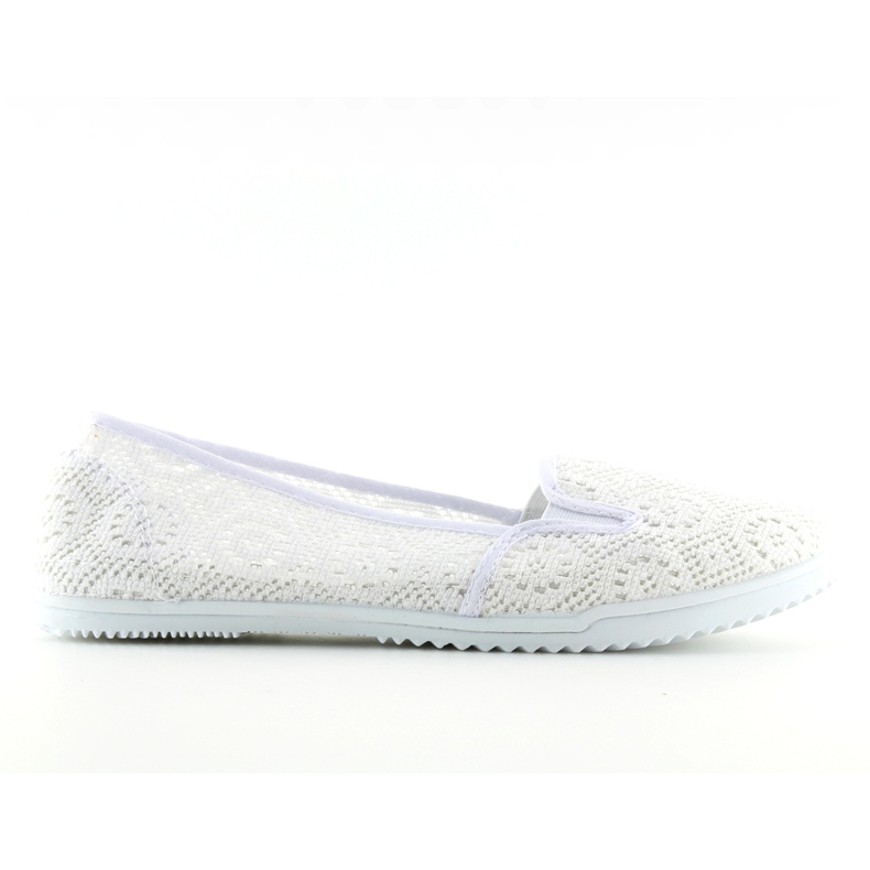 Chinelos de renda branca MN70 branco