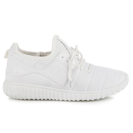 Tênis branco sem salto Tênis branco sem salto