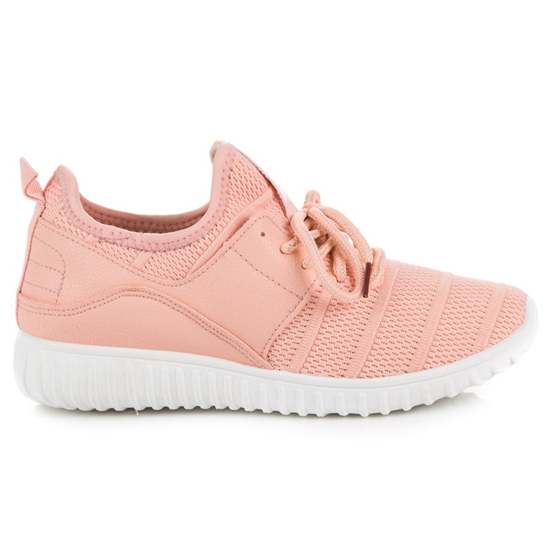 Sneakers de salmão rosa
