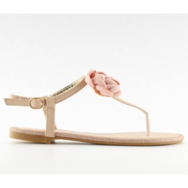 Sandálias flip-flops com rosa T314P rosa