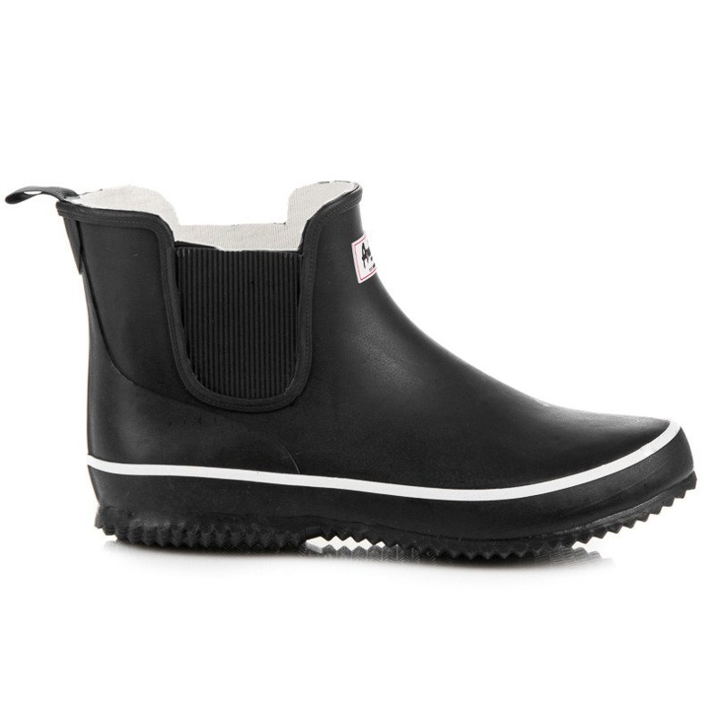 American Club botas de chuva americanas pretas preto