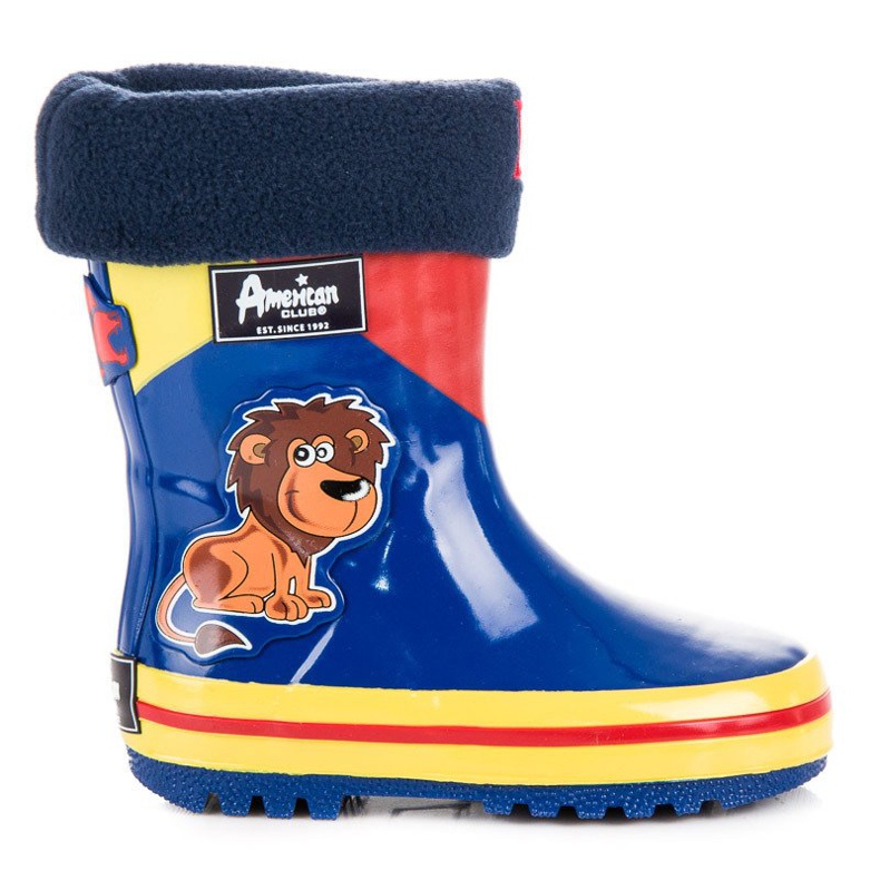American Club Galochas com aquecimento americano azul