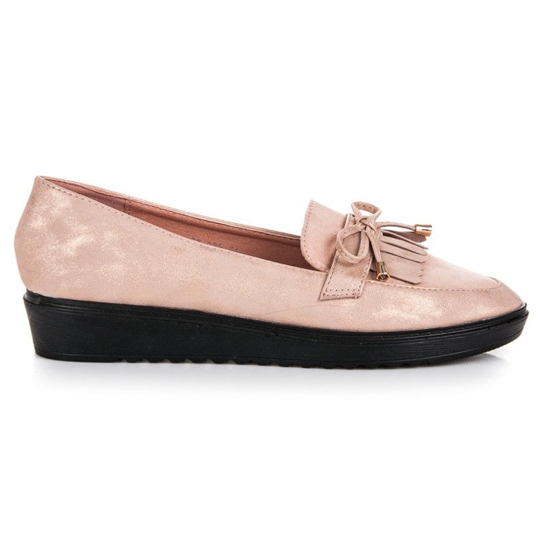 Queen Vivi Mocassins da moda para a primavera rosa