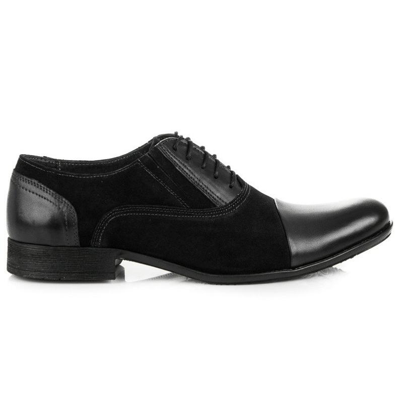 Wolski Oxfords de couro preto