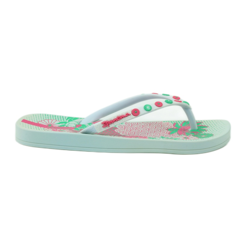 Chinelos florais Ipanema 82387 rosa verde branco