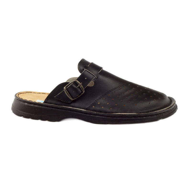 Sandálias pretas médicas ortopédicas preto