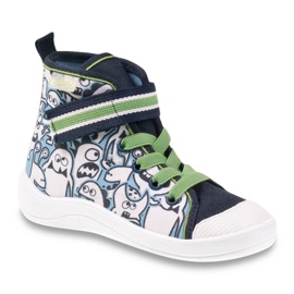 Padrões de coloração de sapatos infantis Befado 268Y065 verde azul marinho Padrões de coloração de sapatos infantis Befado 268Y065 verde azul marinho