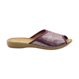 Calçado feminino Befado pu c 254D072 roxo