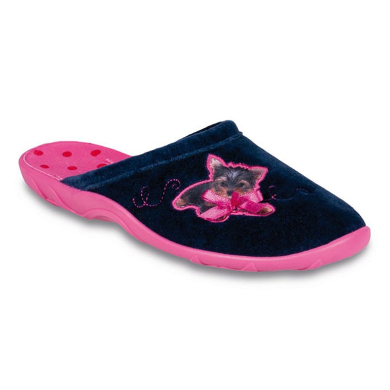 Sapatos femininos Befado coloridos pu 235D100 rosa azul marinho