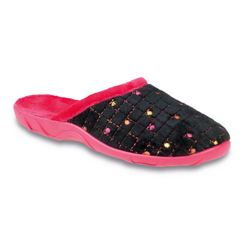 Sapatos femininos coloridos Befado pu 235D121 preto amarelo rosa