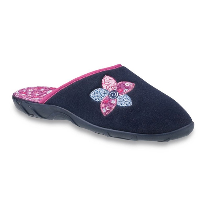 Sapatos femininos Befado 235D154 azul marinho