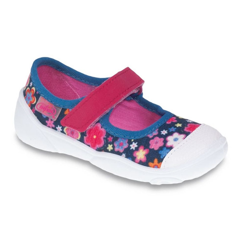 Calçado infantil Befado 209P026 azul marinho rosa