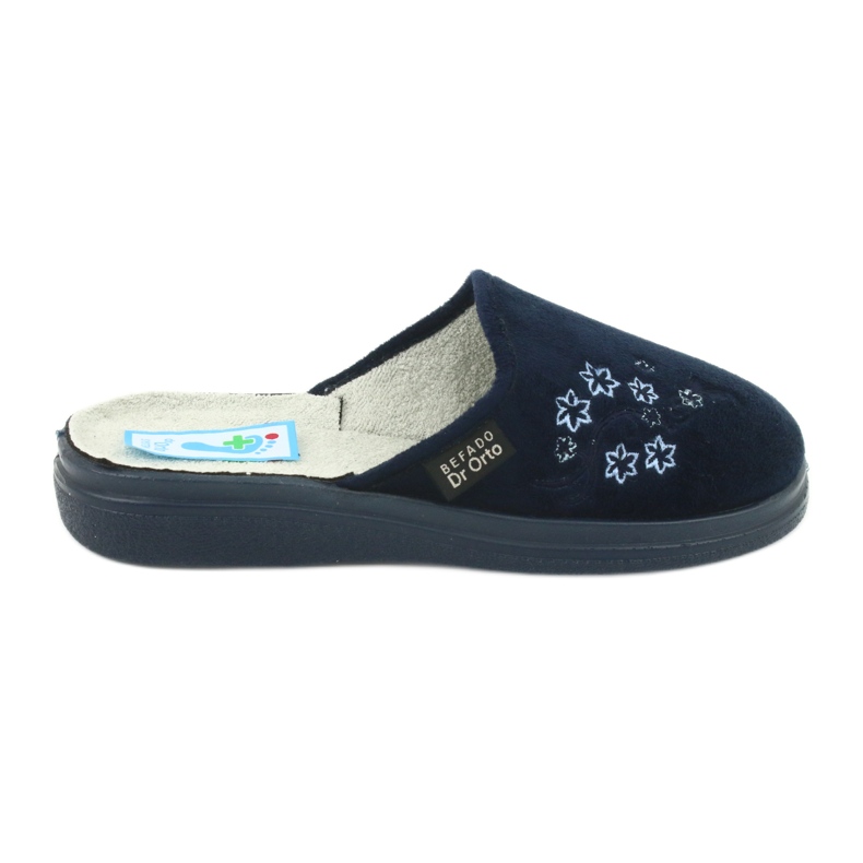 Dr.orto Befado Slippers Pu 132d012 azul marinho