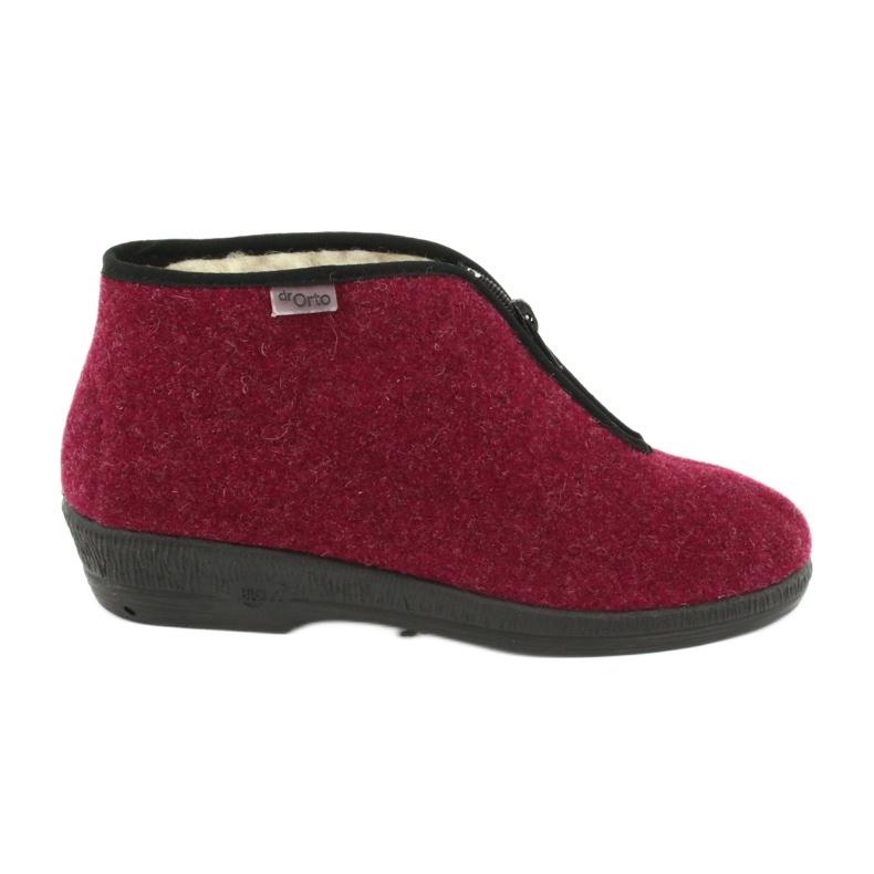 Sapatos femininos Befado pu 041D050 vermelho multicolorido
