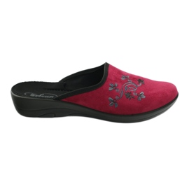 Sapatos femininos Befado pu 552D004 vermelho multicolorido