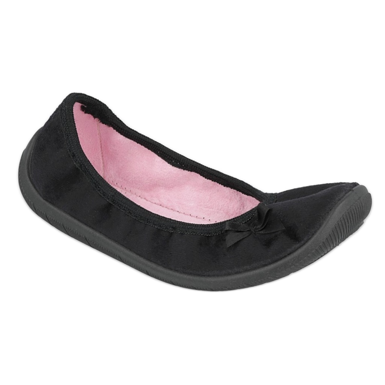 Ballerinas infantis de Befado com um arco 980x070 preto