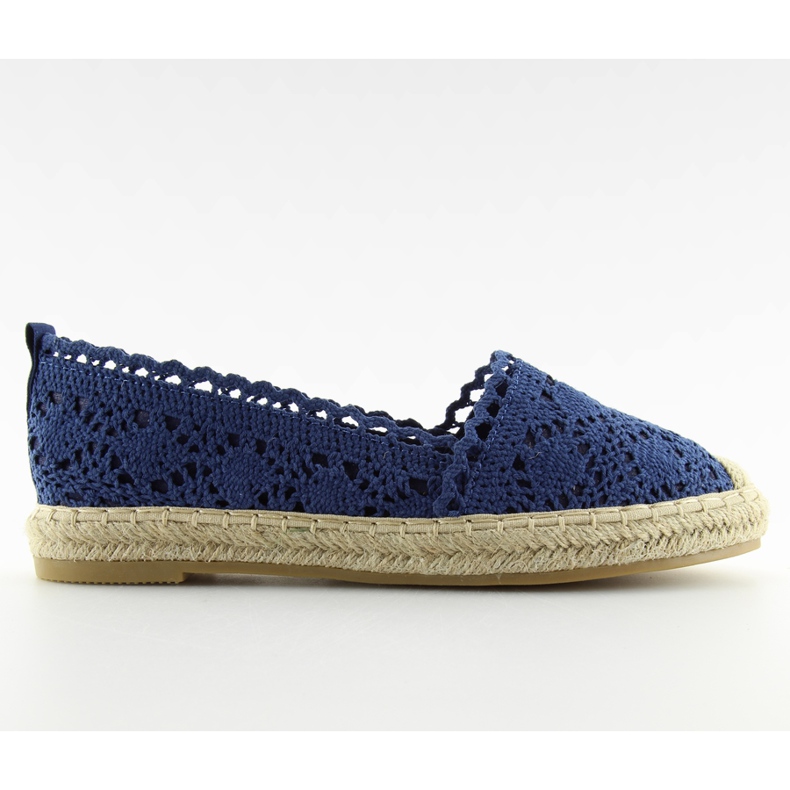 Espadrille azul marinho de renda BB11 jeans