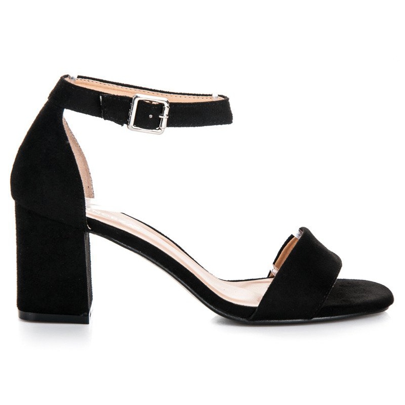 Sandálias Pretas Em Bar VINCEZA preto