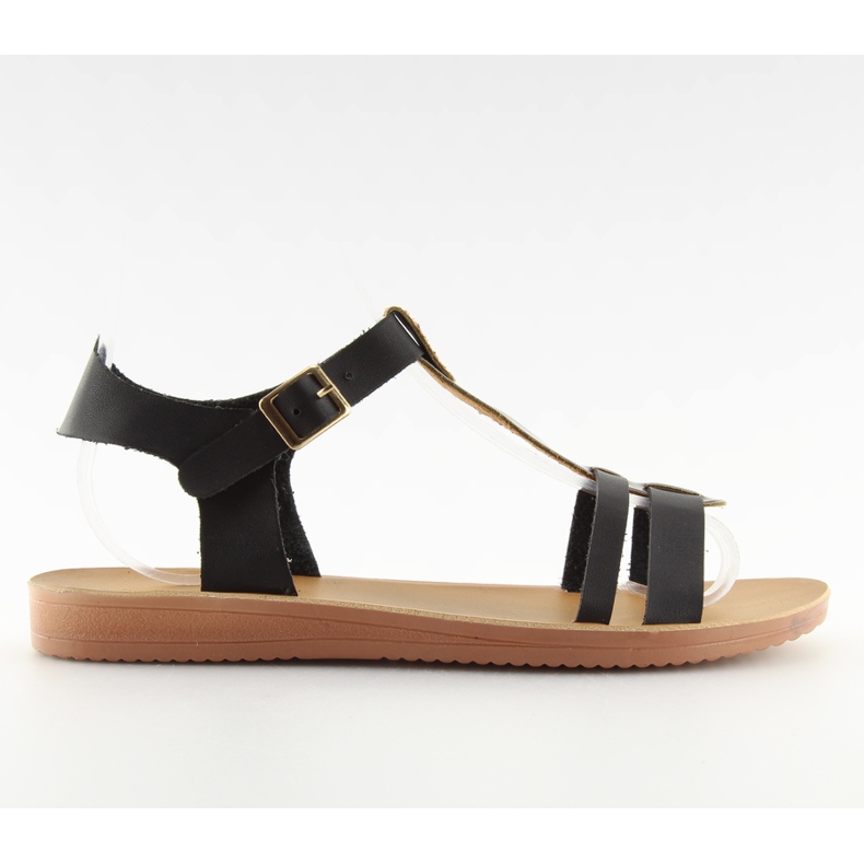 Sandálias femininas pretas n17317 pretas preto