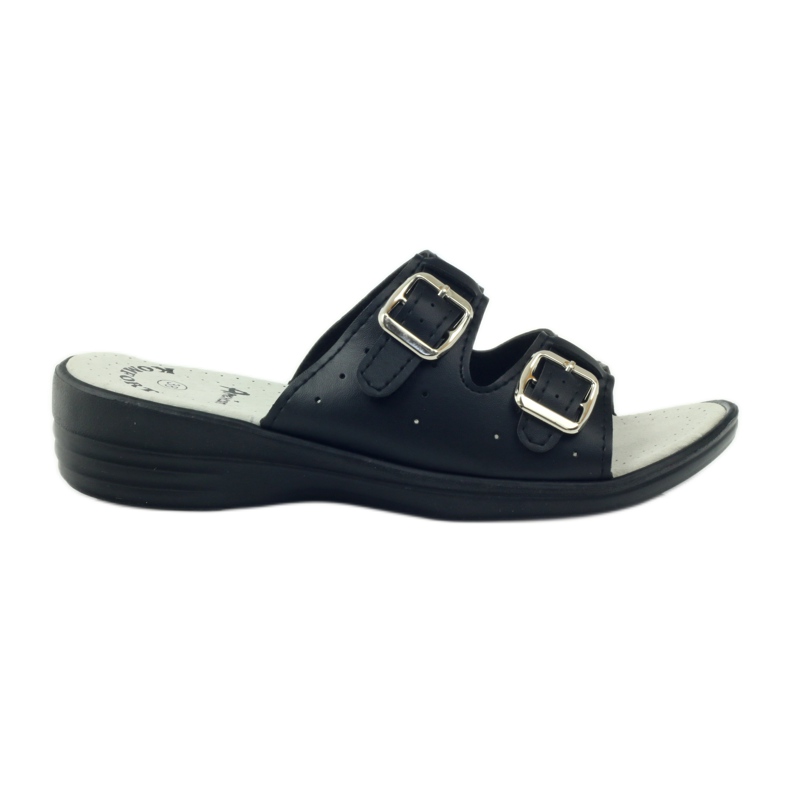 American Club Chinelos médicos confortáveis ​​American 2/2018 preto