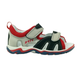 Sandálias de velcro Bartek 16187 cinza