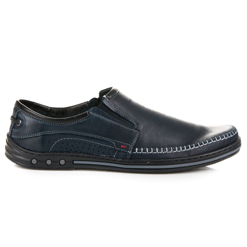 Mocassins de lucca slip-on azul marinho