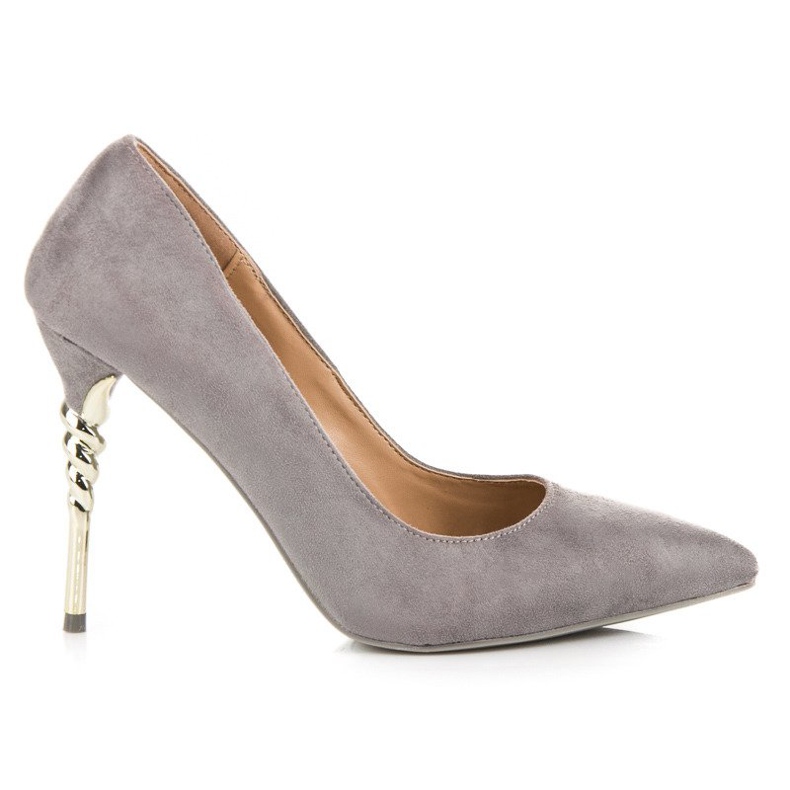 Saltos de camurça cinza