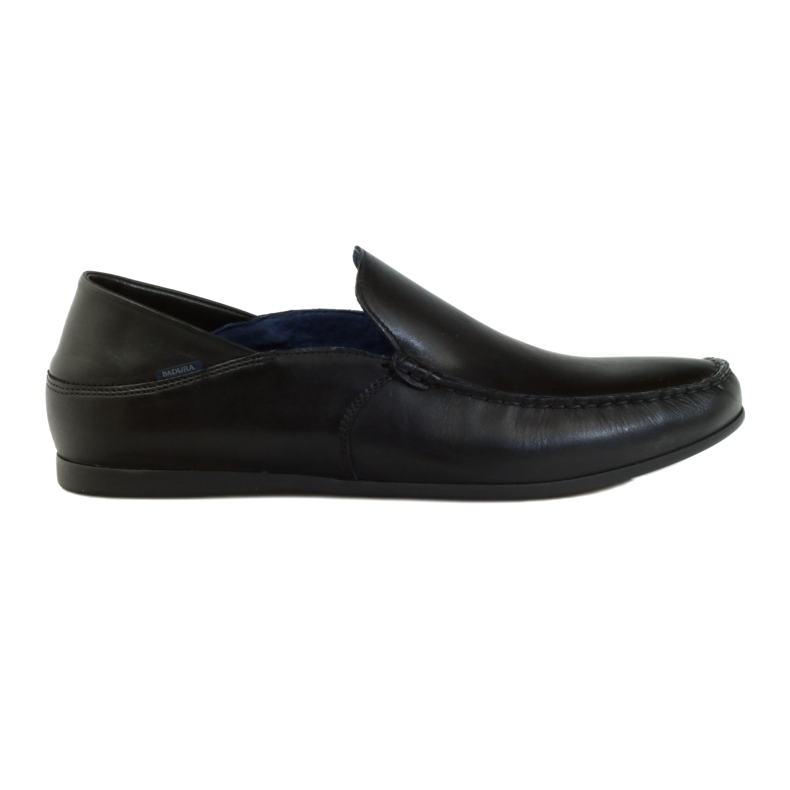 Mocassins masculinos negros Badura 3151 preto