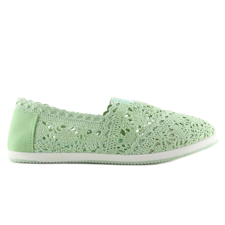 Toms de água-marinha rendados AL2659 Mint verde