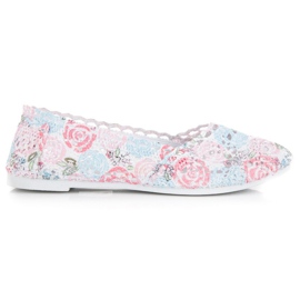 Seastar bailarinas de renda boho multicolorido