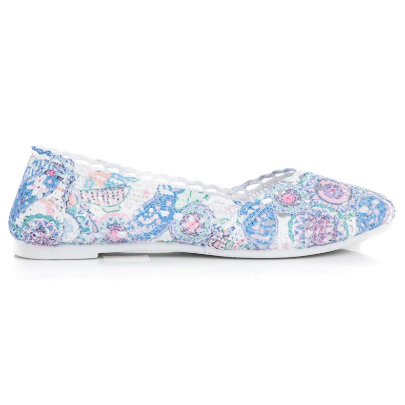Seastar bailarinas de renda boho multicolorido