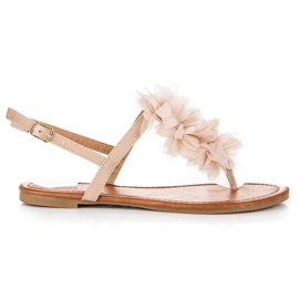 Seastar Sandálias estilosas com fivela marrom