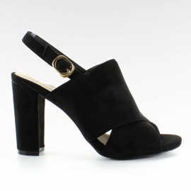 Sandálias de salto alto M227P Preto