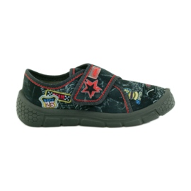 Befado sapatos de criança sapatilhas sapatilhas 537x011 vermelho preto