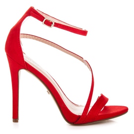 Seastar Sandálias de salto alto elegantes vermelho