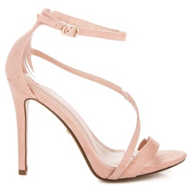 Seastar Sandálias de salto alto elegantes rosa Seastar Sandálias de salto alto elegantes rosa