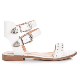 Seastar sandálias rasas brancas branco