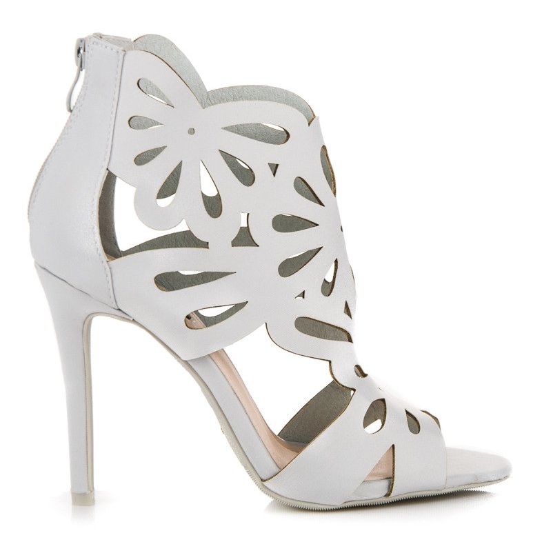 Vices Sandálias elegantes com parte superior em vícios cinza