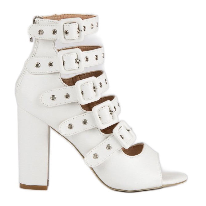 Vices Sandálias de rock no poste vícios branco