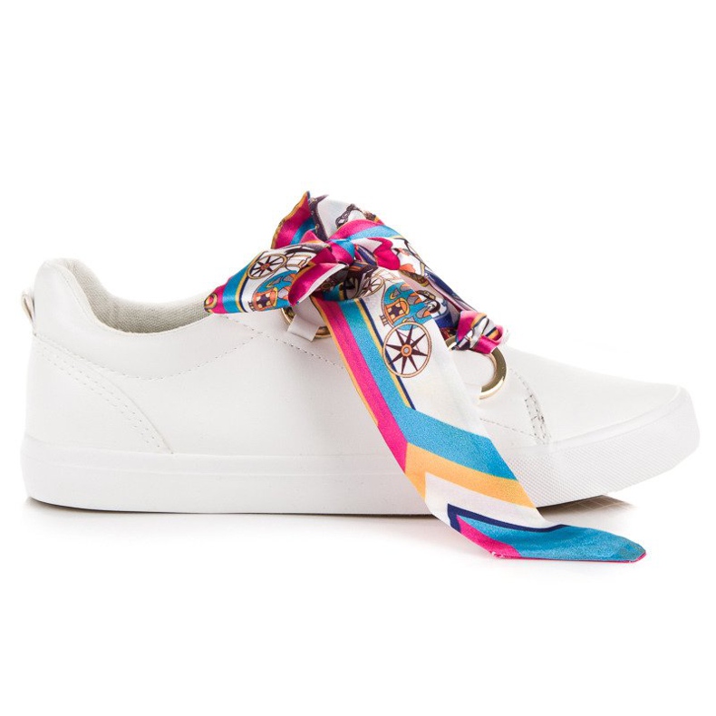 Vices Vícios de tênis amarrados brancos