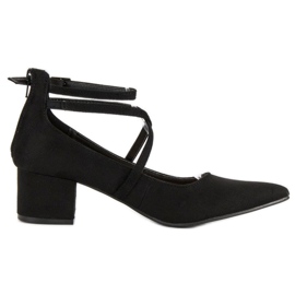 Vices Bombas de camurça VICE preto