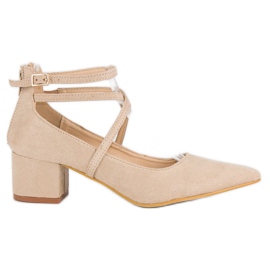 Vices Bombas de camurça VICE marrom