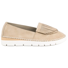 Vices Sapatos Boho Slip-On marrom