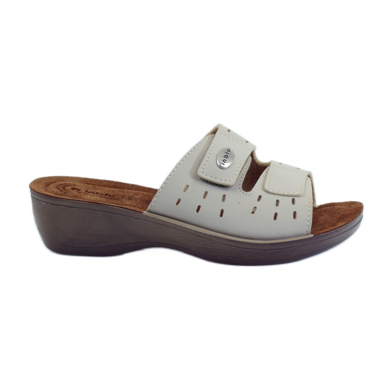 Cunha de velcro Inblu PL029 bege